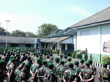 Dandim 0819/Pasuruan Cek Kesiapan Personel